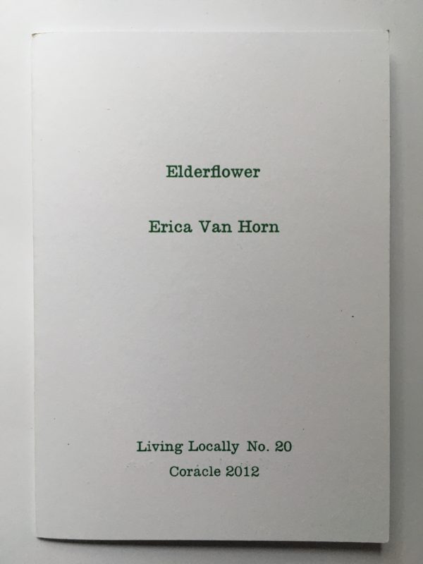 Coracle Press Elderflower Erica Van Horn