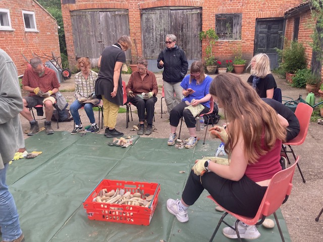 Ground Up Flint workshop at the Grange