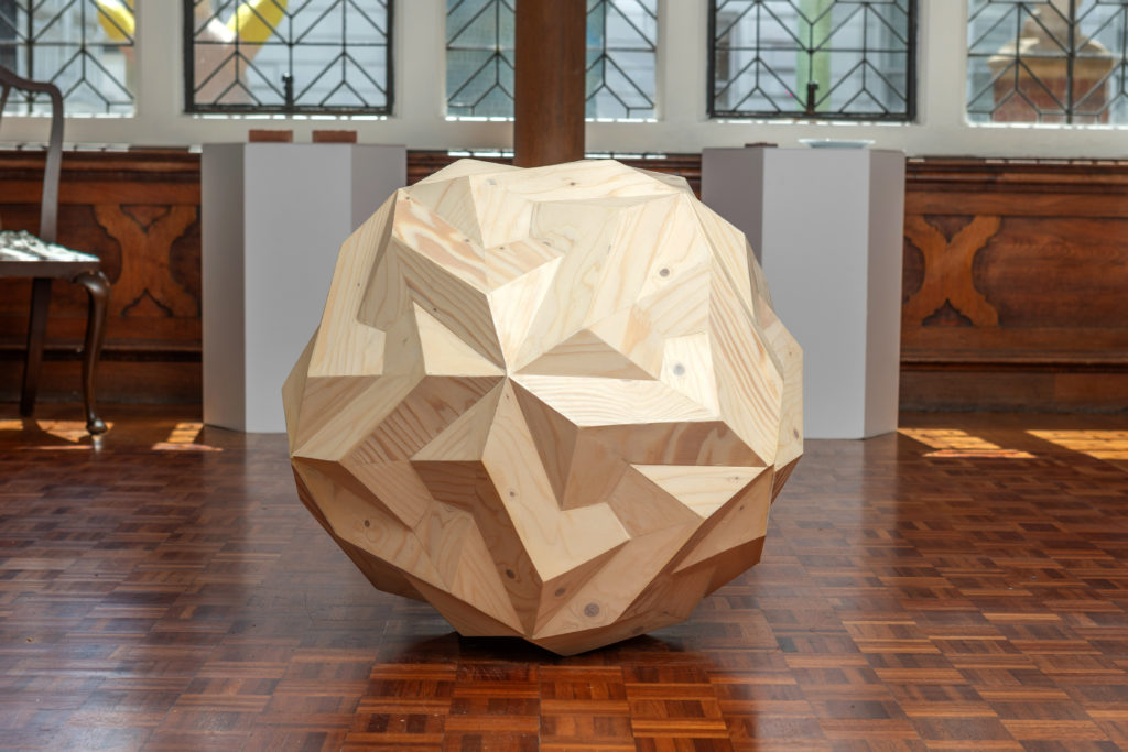 Eleni Maragaki A Universe, plywood